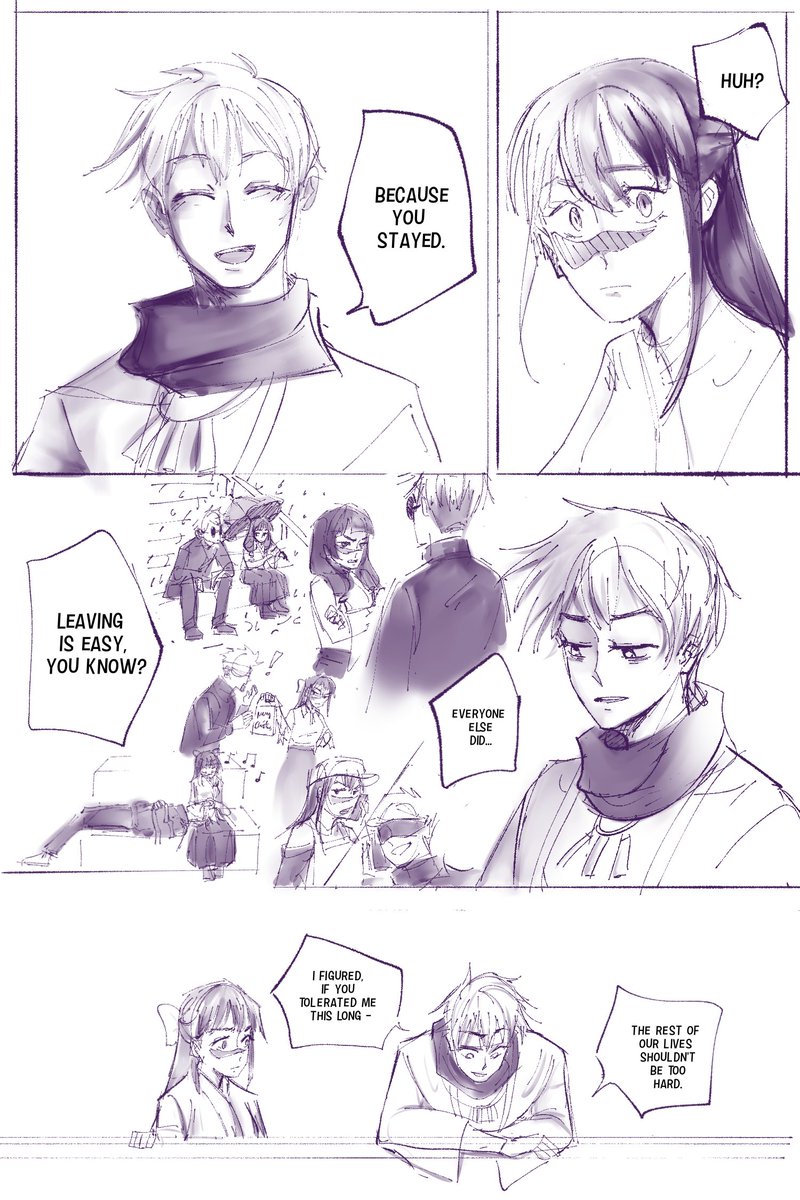 Drawberry3's tweet photo. Haiiiii it's kinda funny to watch my follower count go up and down all the time (twitter is a mess that somehow keeps getting worse). To celebrate my 1k followers (I'll count 997 as close enough lols) I'll release this unfinished Day 3 entry of my #gojohime art from last year. https://t.co/uCDkGz4A4O