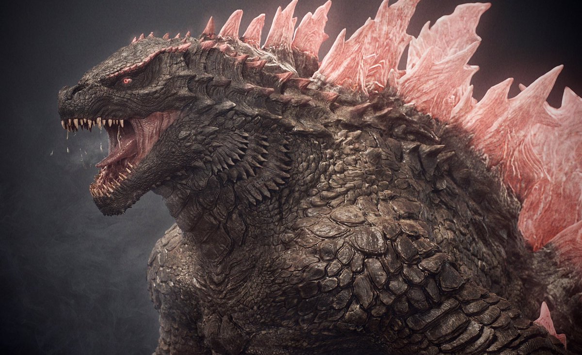 sai00161's tweet photo. #3DCG  #Zbrush  
ゴジラ/godzilla evolved    3dcg  modeling https://t.co/VG0BsOXxEQ