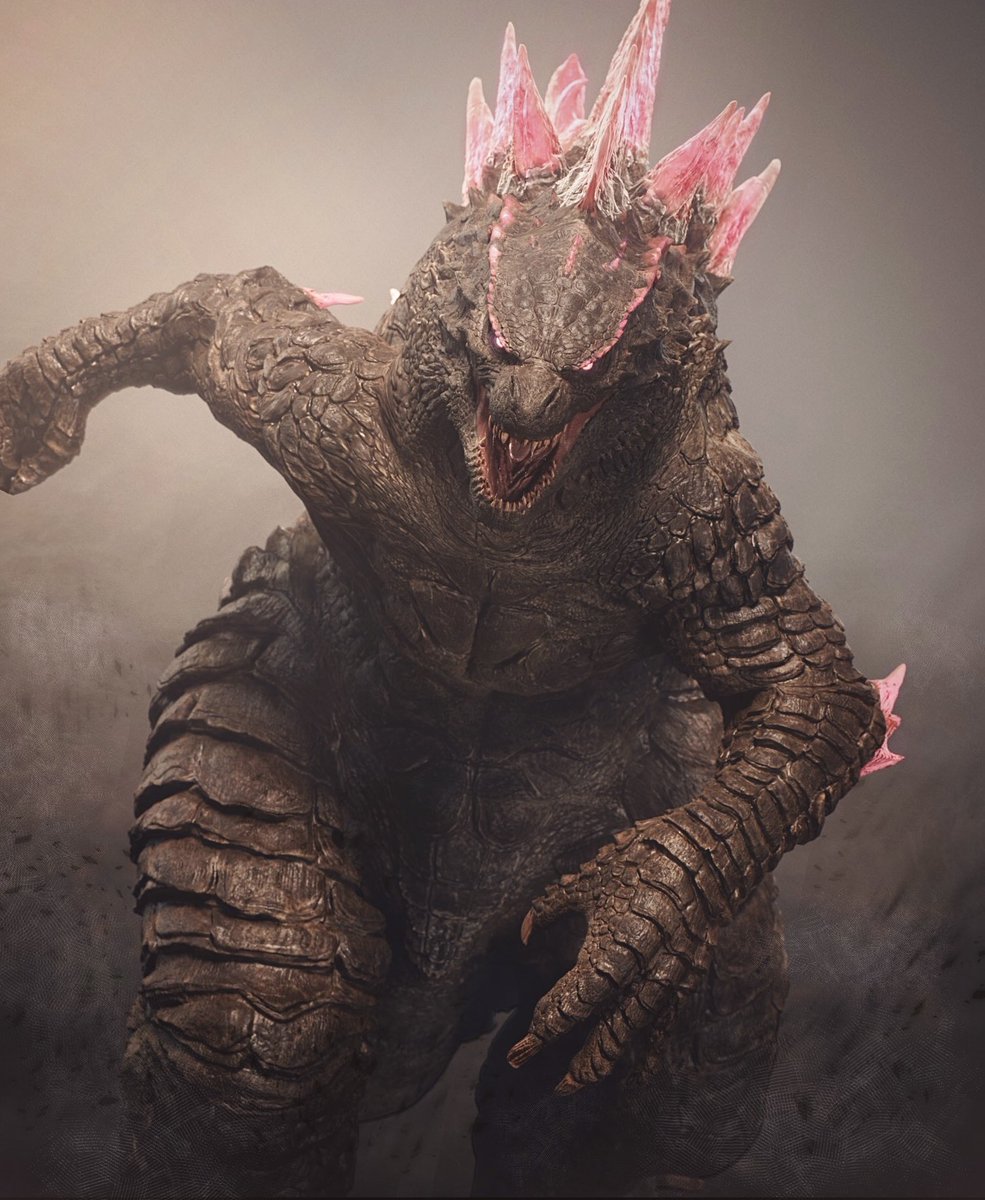 sai00161's tweet photo. #3DCG  #Zbrush  
ゴジラ/godzilla evolved    3dcg  modeling https://t.co/VG0BsOXxEQ