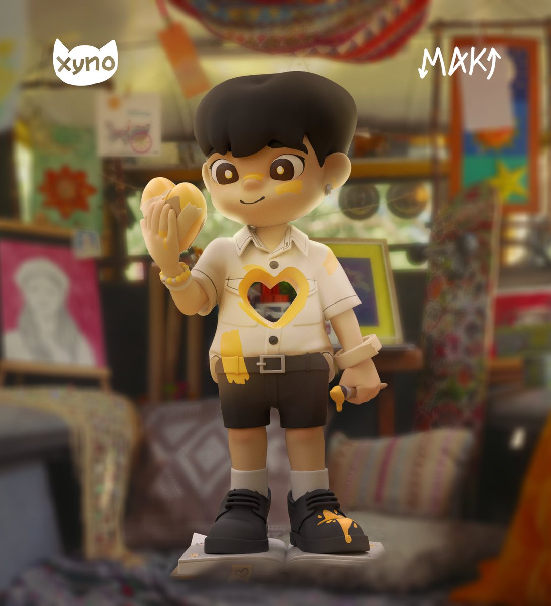 xynotaro's tweet photo. para sa pusong nabigo at di sumuko ❤️‍🩹🖌📦

"Dilaw" vinyl fig ft. @clfrnia_maki
#AkoAyDilaw 💛 #arttoy https://t.co/N31jefYaWd
