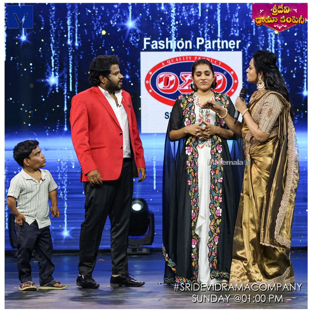 mallemalatv's tweet photo. #HyperAadi #RashmiGautam #Indraja #RingRiyaz #HiNanna #Fathersday #SrideviDramaCompany #SDC https://t.co/TC7FJnH09F