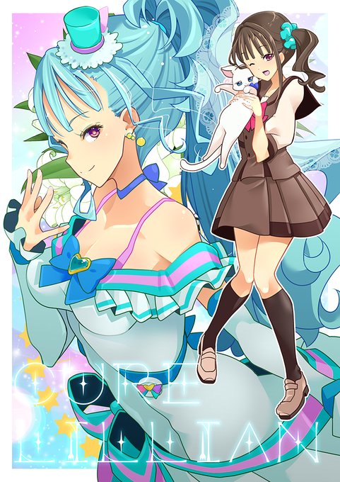 キュアリリアン。一週間遅れになっちゃったけど投稿!変身まってた❤
大サイズはFANBOX( https://t.co/QfJwMrNXPE )にて 