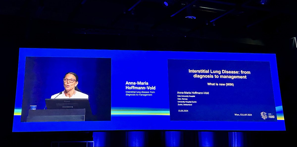 The REMEDY center (@remedy_center) on Twitter photo A great end to the #EULAR2024 - Anna-Maria Hoffmann-Vold <a href="/hoffmann_vold/">Anna Hoffmann-Vold</a> covering what is new in the field of #ILD in Hall D just now A great end to the #EULAR2024 - Anna-Maria Hoffmann-Vold <a href="/hoffmann_vold/">Anna Hoffmann-Vold</a> covering what is new in the field of #ILD in Hall D just now