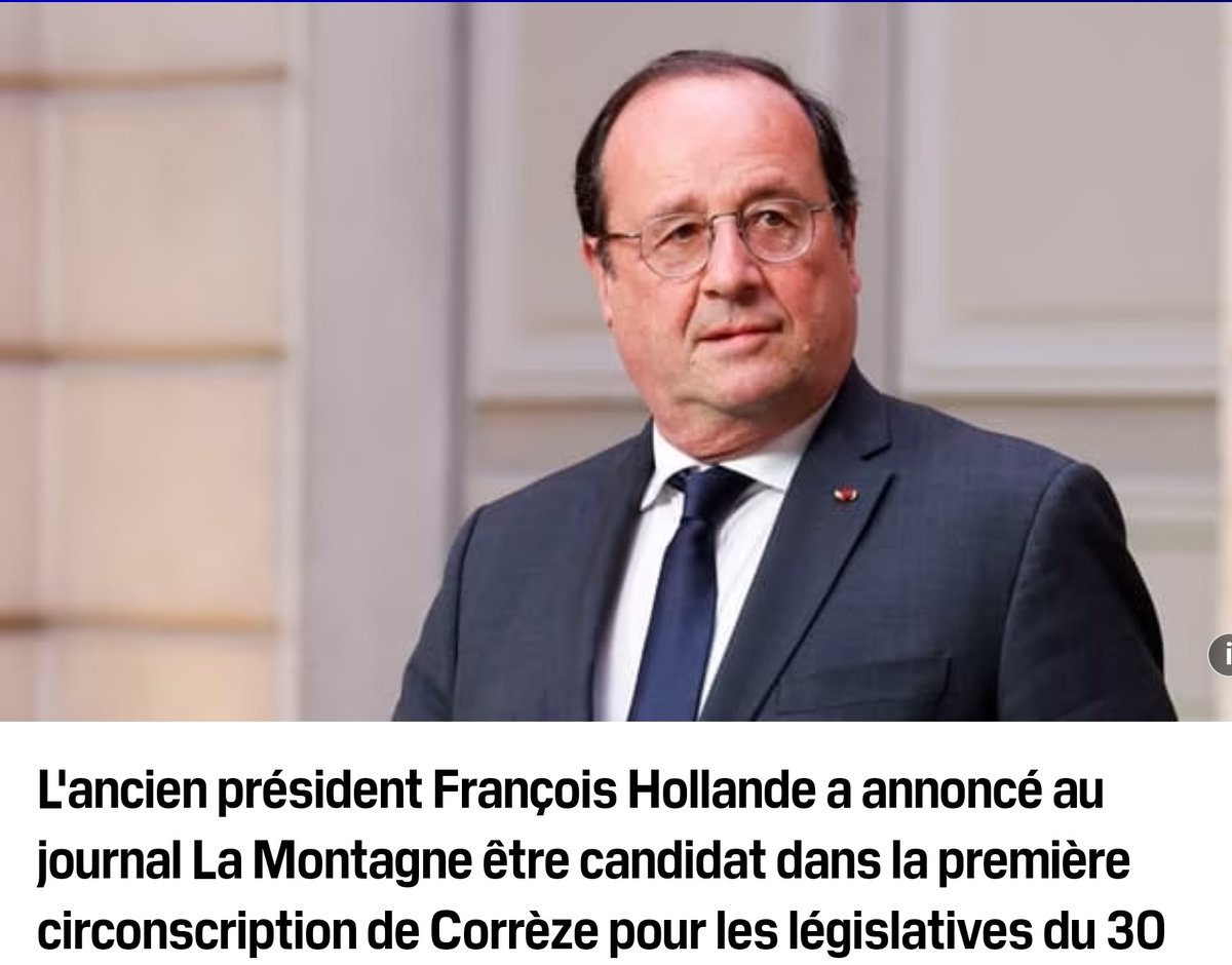 GilbertCollard's tweet photo. Un peu de comique dans notre drame, le retour ridicule de Hollande, rien ne nous sera épargné ! https://t.co/pj6YRusTON