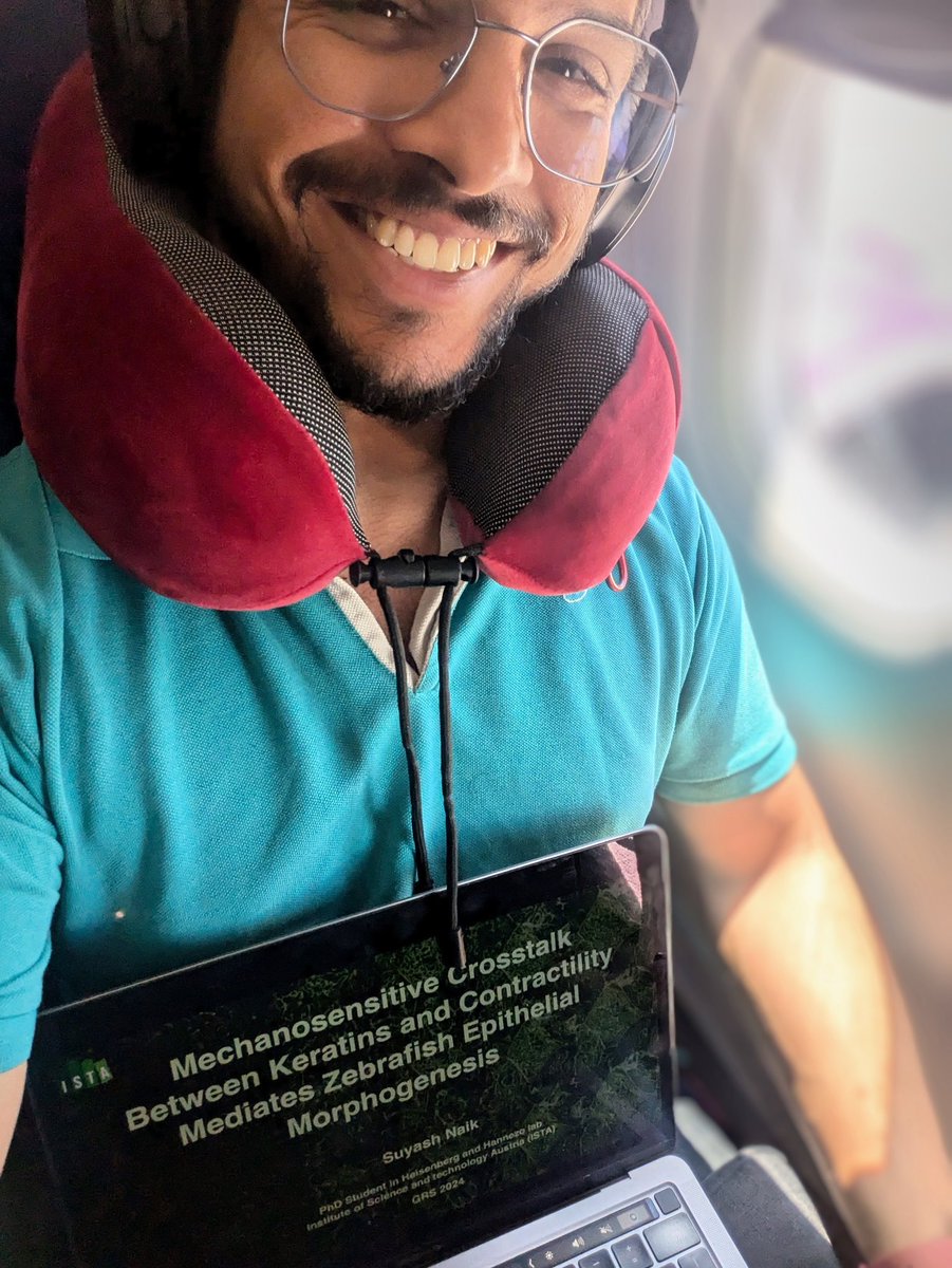 Off to #spain yo present my PhD work at #grc #conference on intermediate filaments. I will be sharing some of my findings on the mechnosensitive interactions #keratin filaments play a part in during embryonic epithelial #morphogenesis.