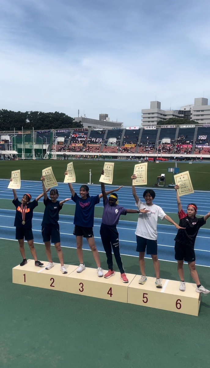 関東大会　南関東地区予選　1日目　2日目

女子1500m決勝
🥈　村瀬　音々羽③4:26.12橘歴代3位
5位  丸山　あおい②4:28.41
㊗️インターハイ出場決定

男子1500m決勝
  9位　小沼　虎白②
10位 八木原　想太③
※予選の3:51.64は橘歴代2位

男子5000m決勝
10位　徳永　航大③
11位　小沼　虎白②