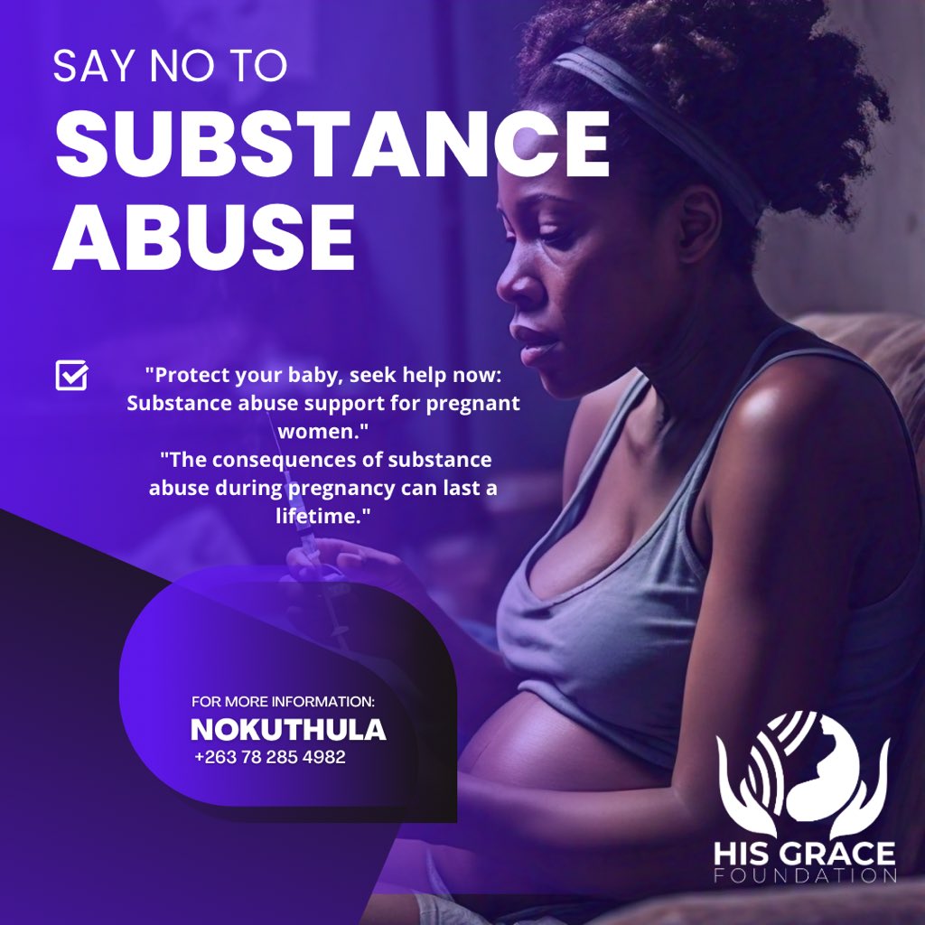 "Substance abuse during pregnancy: A risk not worth taking."
"Your baby's health is in your hands: Seek help for substance abuse."
#SubstanceAbuseDuringPregnancy
#PregnancyAndAddiction
#DrugFreePregnancy
#AlcoholFreePregnancy
 #HealthyPregnancyChoices
 #PregnancyAndRecovery