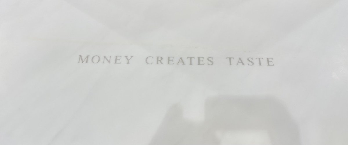 Money Creates BAD Taste
⁦<a href="/ArtBasel/">Art Basel</a>⁩