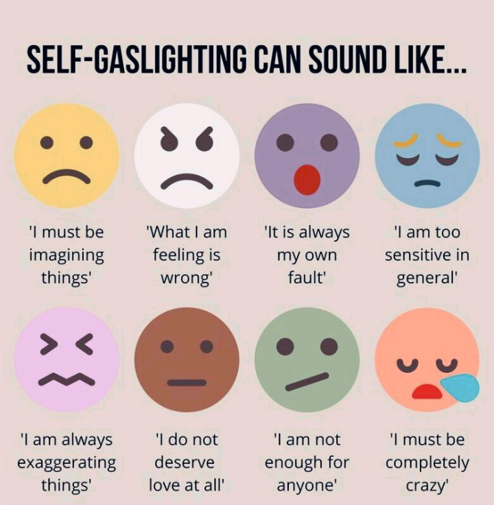 AGatesofficial's tweet photo. To overcome self-gaslighting, start by recognizing and challenging your negative self-talk, and replacing it with positive affirmations. Seek support from our One-On-One session to gain more insights on how you can overcome it. It is a sign of strength to ask for help. #AskNow https://t.co/JQgCWJNOyH
