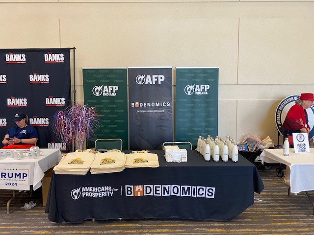 IndianaAFP's tweet image. All delegates and attendees be sure to check out our booth this weekend at State Convention in Indianapolis!  #AFPIN