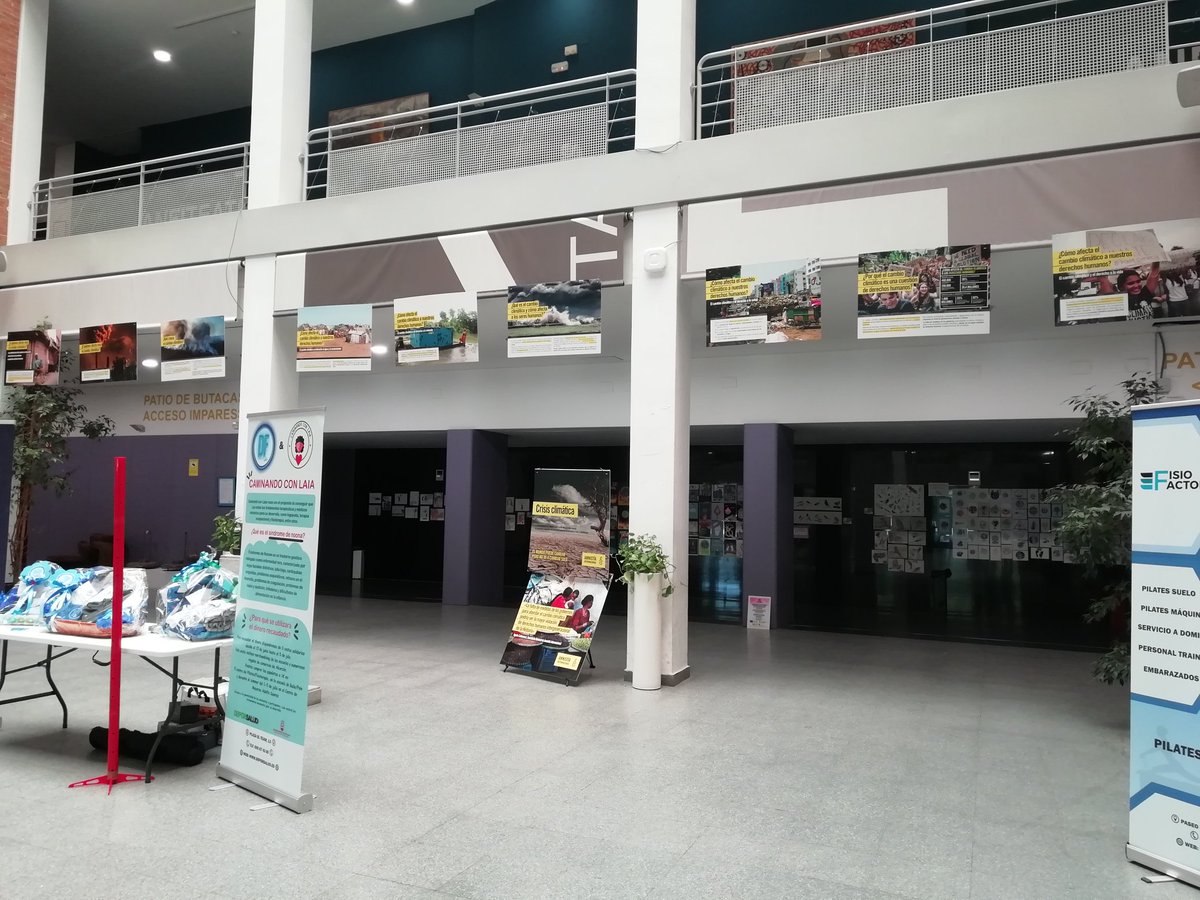 En el teatro Buero Vallejo casi todo preparado para el II Congreso de Emergencia climática de los centros públicos de Alcorcón.