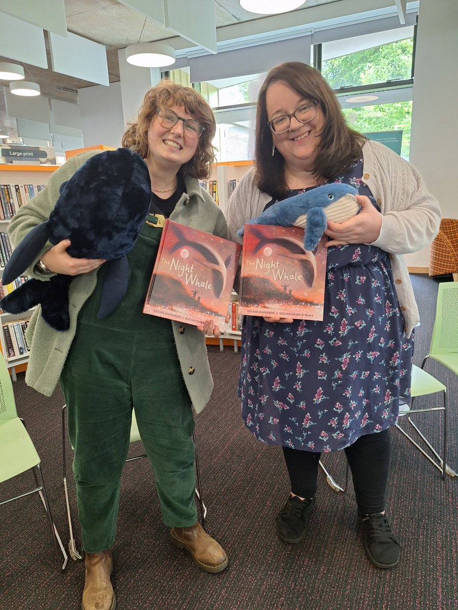 We have had a great time at the launch of The Night Whale by Bryher Mackenzie and Gillian Eilidh O'Mara today at Southwater Library. 🐳📘📘 🐳
<a href="/TelfordWrekin/">Telford & Wrekin Council</a> <a href="/HealthyTF/">Healthy Telford</a> <a href="/WalkerBooksUK/">Walker Books</a> @08macbry