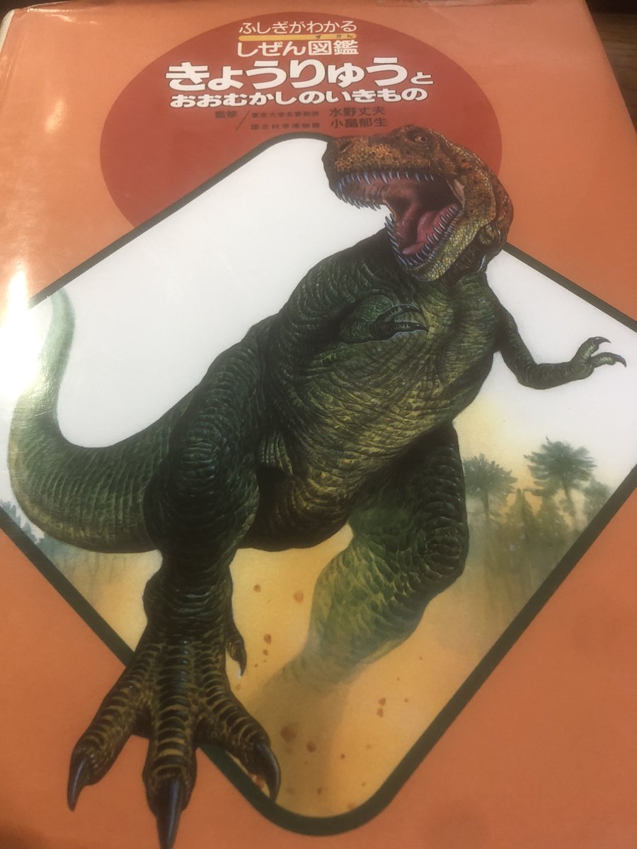 小学校の図書館に置いてあった懐かしすぎる恐竜図鑑が、古本だけど奇跡