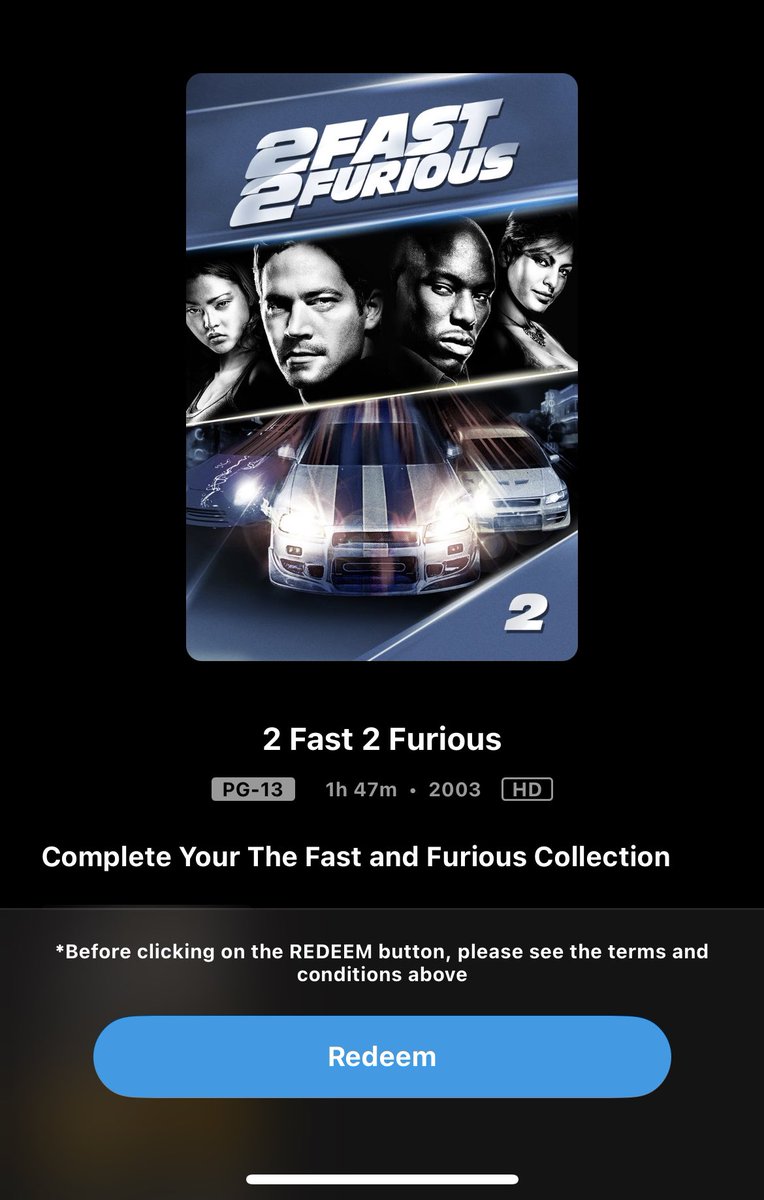 2 fast 2 furious missing same x2. 

N7H??69APFXT
