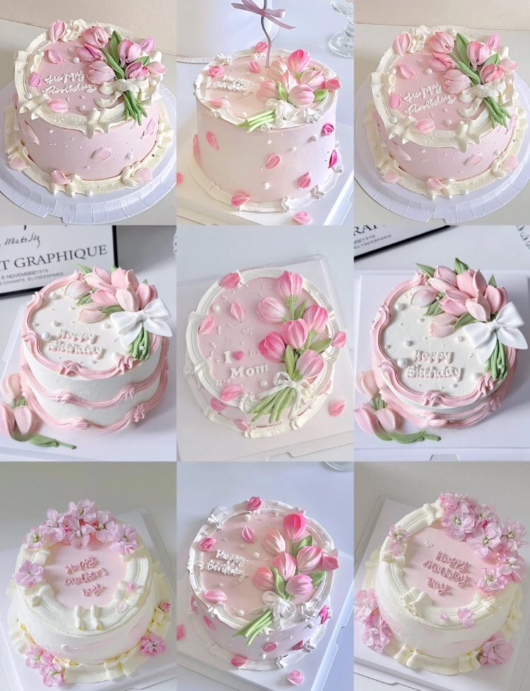 piinkifairy's tweet photo. flowers cakes https://t.co/eHL03JoGKT
