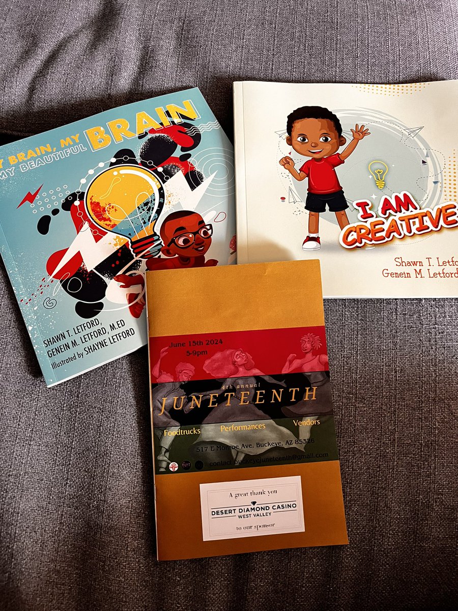 CAFFE Strategies, LLC (@caffestrategies) on Twitter photo Creativity is FREEDOM!!
Today is the 4th annual #Juneteenth celebration in <a href="/BuckeyeAZGov/">Buckeye Arizona</a> AZ! Come celebrate #freedom with artistic performances, #art, #books, & community for all!
<a href="/CreativeKid_SL/">Brainolicious Adventures</a> & I will be sharing our books on #creativity & our creative brains. #brainhealth Creativity is FREEDOM!!
Today is the 4th annual #Juneteenth celebration in <a href="/BuckeyeAZGov/">Buckeye Arizona</a> AZ! Come celebrate #freedom with artistic performances, #art, #books, & community for all!
<a href="/CreativeKid_SL/">Brainolicious Adventures</a> & I will be sharing our books on #creativity & our creative brains. #brainhealth
