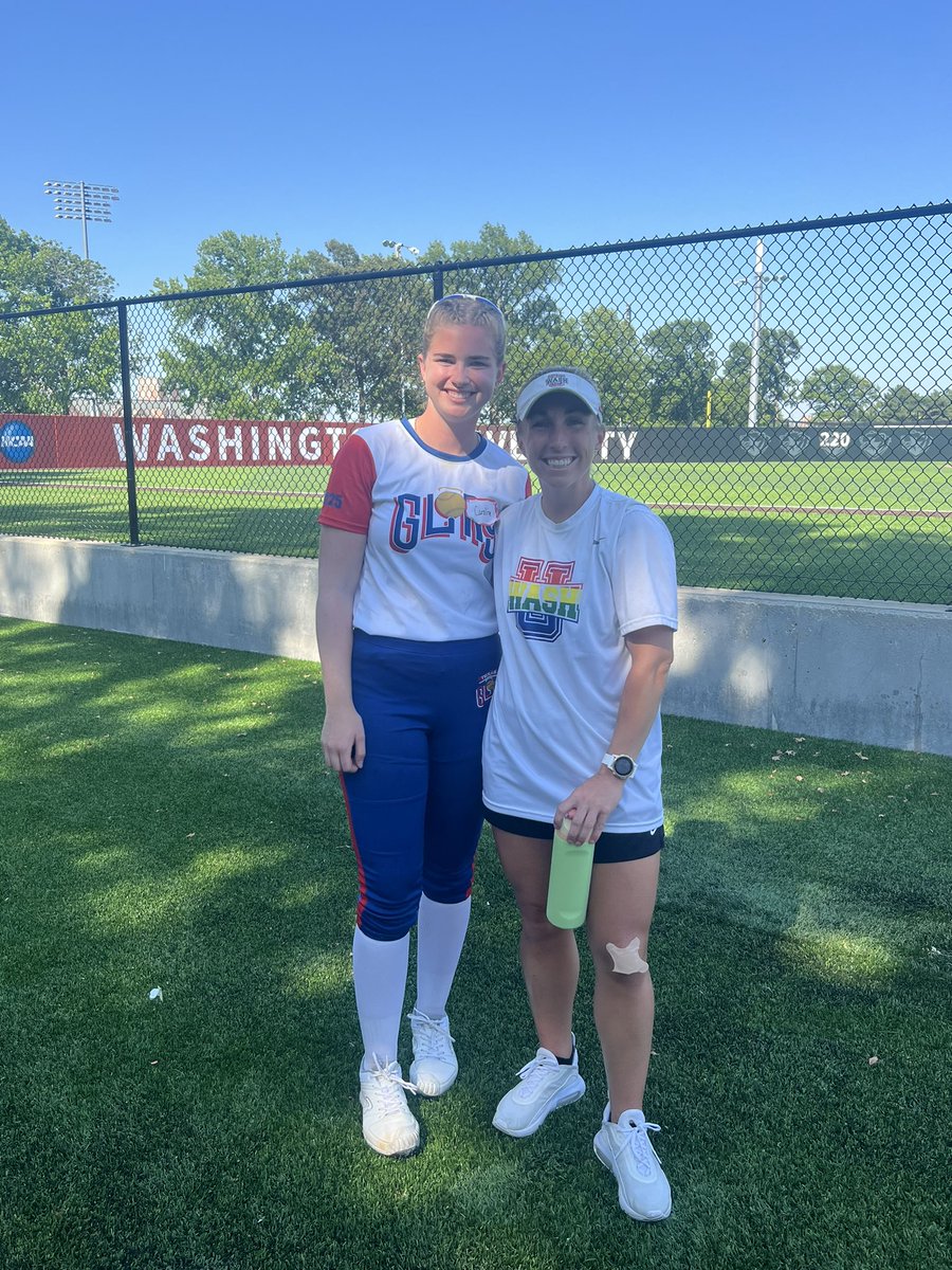 Thank you <a href="/WASHUSoftball/">WashU Softball</a> for an amazing camp this week! Your field and campus are as incredible as always and I learned a lot of new drills that I’ll be trying again at home!