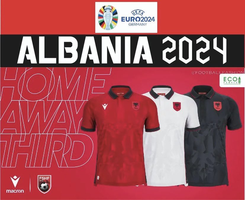 🇦🇱 ALBANIA KIT GIVEAWAY 🇦🇱

We've partnered with Macron to give you a chance to win an #Albania kit.

To Enter:

1. RT this post
2. Follow <a href="/kosovarfootball/">Kosovo Football 🇽🇰</a>

ONE winner will be DM'd by THIS account on June 24. (End of Group Stage) 

Enter from anywhere.

GOOD LUCK 👐 #EURO2024