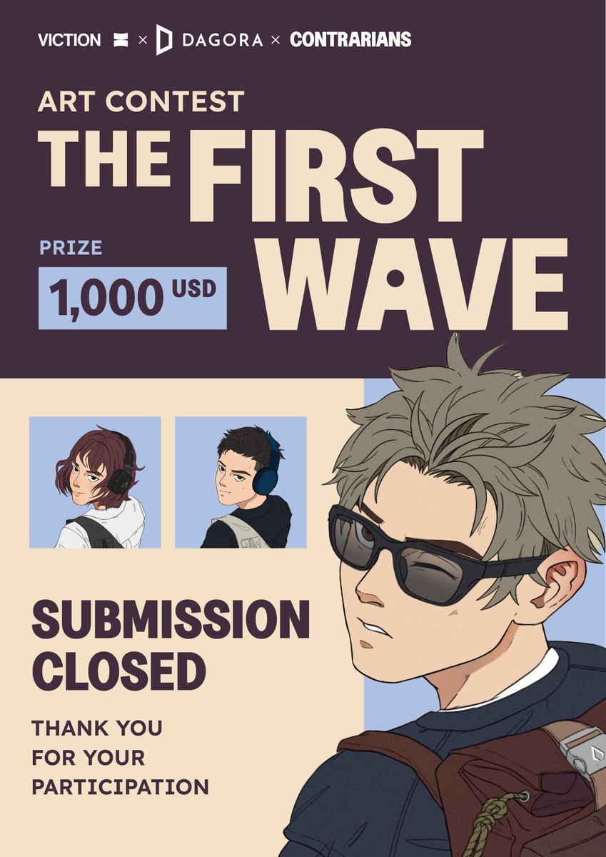 ContrariansNFT's tweet photo. That's a wrap on #ContrariansTheFirstWave!
We're blown away by the creativity of our Contrarians! Thanks to everyone who participated.
Stay tuned - winner announcements coming soon! โจ https://t.co/yo3bqbklmb