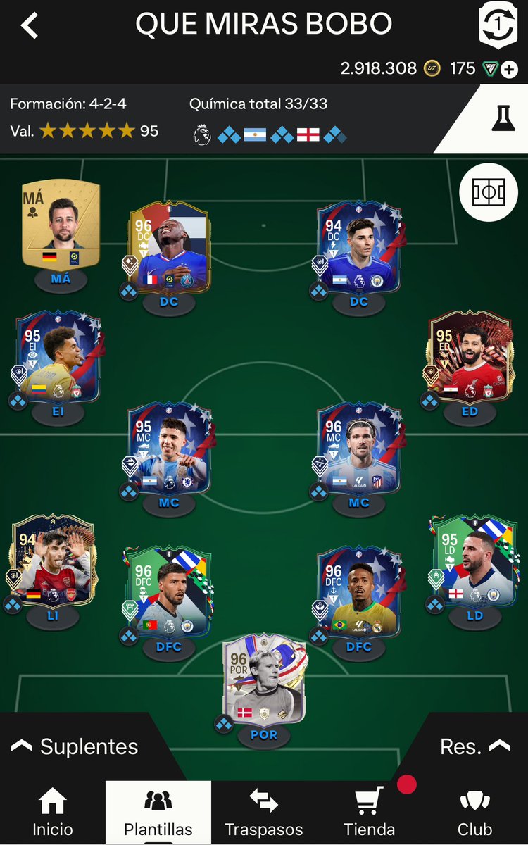 De 2-2 a 12-2 con los ingleses.

De 14 partidos, solo 1 rival iba con ingleses. Luego nos quejamos que el FUT es siempre lo mismo, bla bla bla.

Bienvenido Enzo 🇦🇷