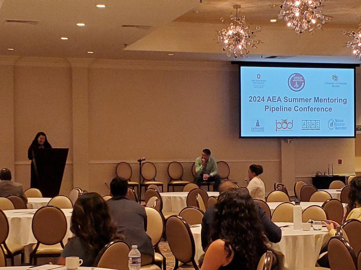 For the final panel of the #2024SMPC, recent graduates in the AEA Mentoring Program share advice for Navigating the Ph.D. Job Market.