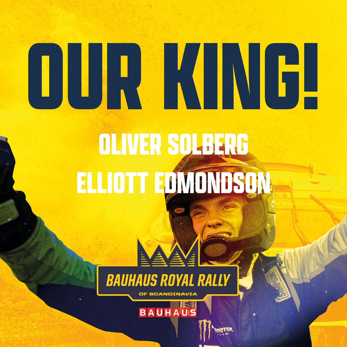 BAUHAUS Royal Rally of Scandinavia (@ercroyalrally) on Twitter photo 🥳🥳🥳🥳
Congratulations <a href="/OliverSolberg01/">Oliver Solberg 🍩</a>, defending the throne from last year! #ERC #ERCRoyalRally #BAUHAUS 🥳🥳🥳🥳
Congratulations <a href="/OliverSolberg01/">Oliver Solberg 🍩</a>, defending the throne from last year! #ERC #ERCRoyalRally #BAUHAUS