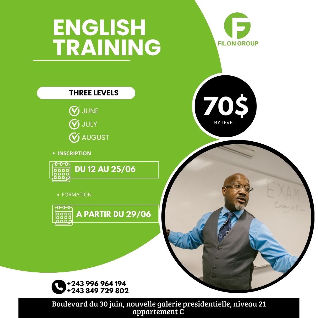 FilonGroup's tweet photo. Salut tout le monde, j'espère que vous allez bien, nous sommes très heureux de vous annoncer le début des inscriptions à la formation d'anglais qui sera du 12 au 25 juin; l’inscription est gratuite.

La formation commencera le 29 juin 2024. Hâtez vous 🎊🎉🫶🏾 https://t.co/ljqUQV7GH6