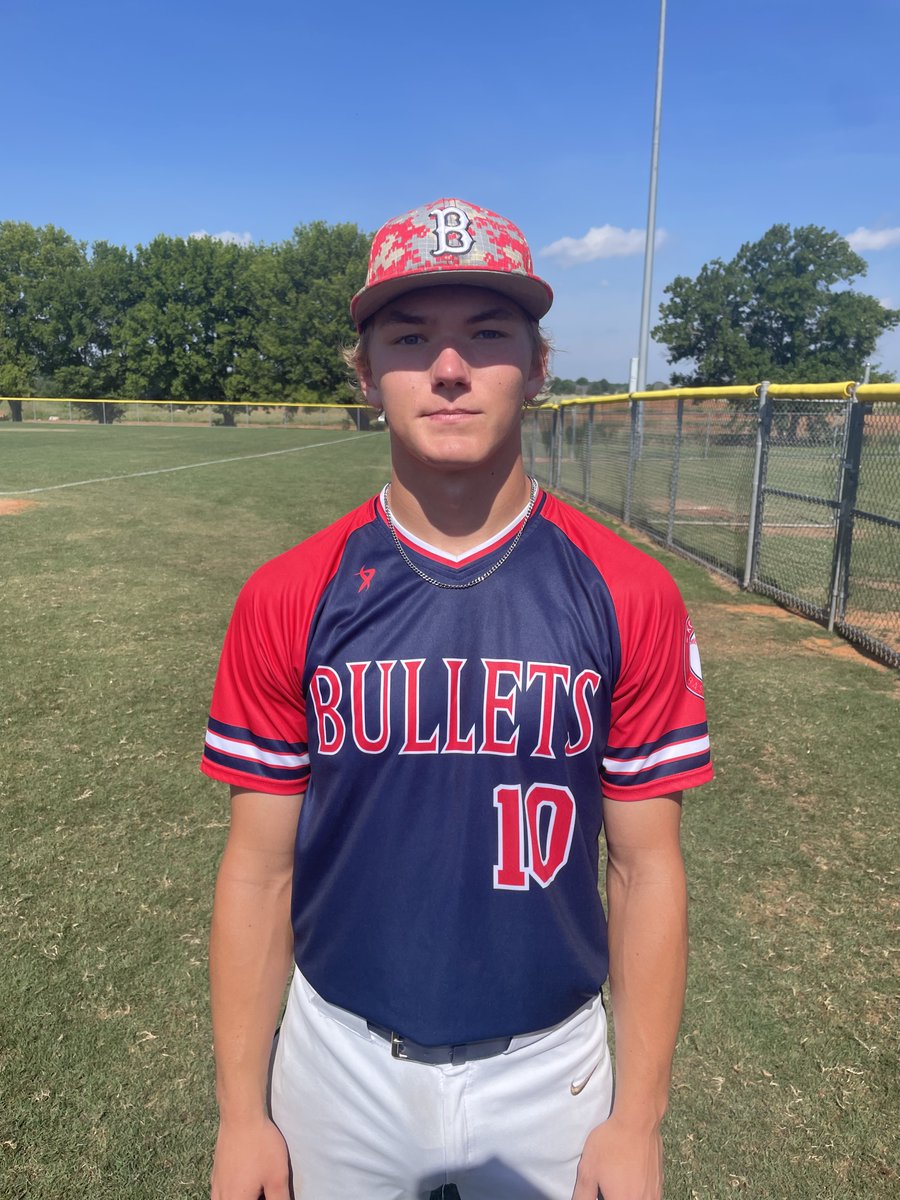 #ChadWolffClassic F: <a href="/kcbullets_dale/">KC Bullets</a> 1, <a href="/Sandlot_Tulsa/">Sandlot Baseball</a> 17U Dion 0
PoG: <a href="/Prestonharris55/">Preston Harris</a> 7 IP, H, 0R