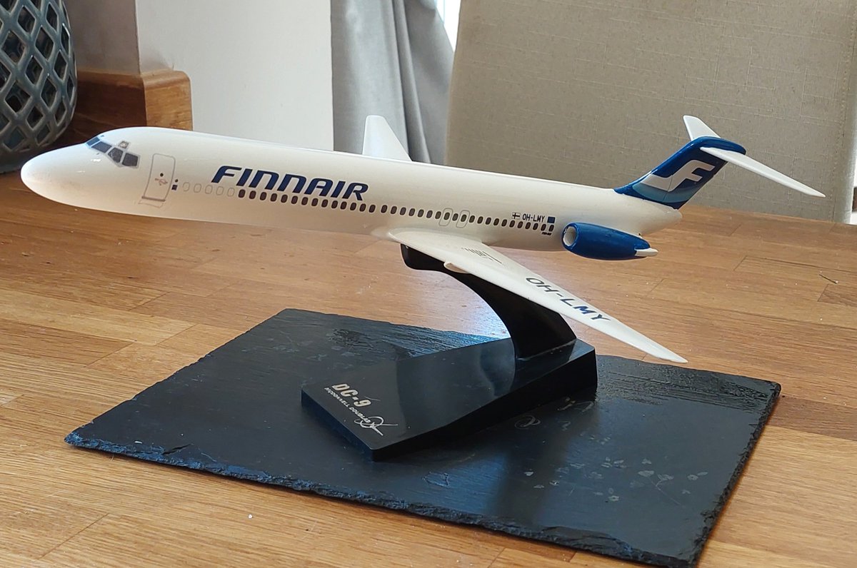 Peter_Winter's tweet image. Nice Saturday afternoon, rainy day project completed, only had it in my parents loft, for the last 20 odd years, nice memories flying to Helsinki on these planes. @Finnair  #Helsinki #rainydays