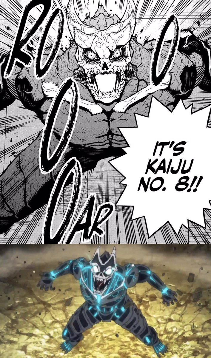 Kaiju No. 8 Anime vs Manga Comparison #怪獣8号 #KaijuNo8