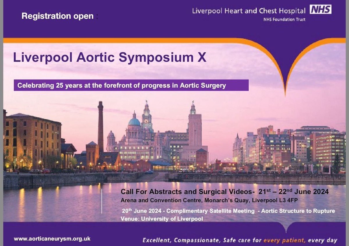 Welcome to Liverpool and a week of celebrating everything aorta at multiple events across the city!