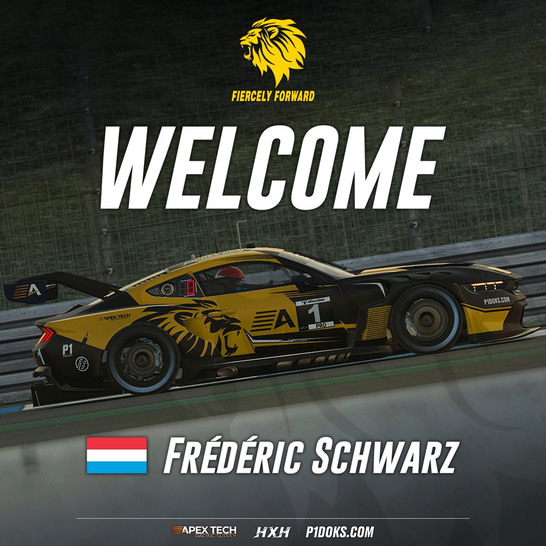 It is my pleasure to announce a huge welcome to Frédéric Schwarz <a href="/SWRZ_Frederic/">Frédéric Schwarz</a> to Fiercely Forward!! 📸 <a href="/SimPhotosYA/">Sim Photography</a> <a href="/iRacing/">iRacing</a> #simracing
