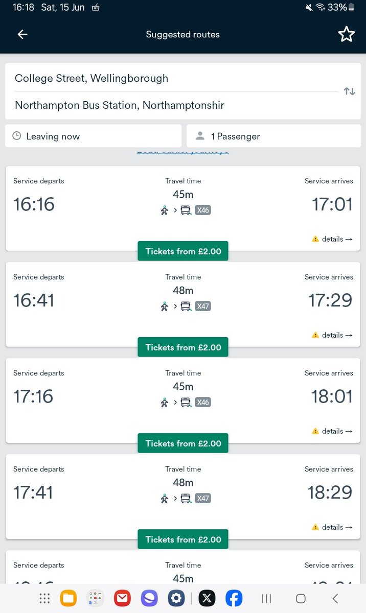 ijdunk's tweet image. Hey @StagecoachMids your app has gone tits up again. No X4 buses are showing up on the journey planner