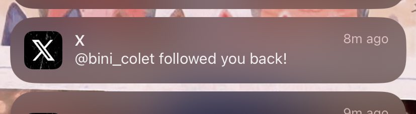 itzlalisaa's tweet photo. accidentally akong na follow ni colet 😭😭😭 ??!? @bini_colet https://t.co/cXDLpP4LB1