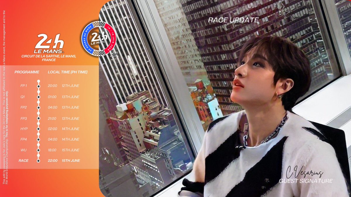 ㅤ      

   ✑ <a href="/urchaosdrc/">Chaos</a>. posted an update
   ⌕ [LOCATION DISABLED]

               〝 Race day madness  ”