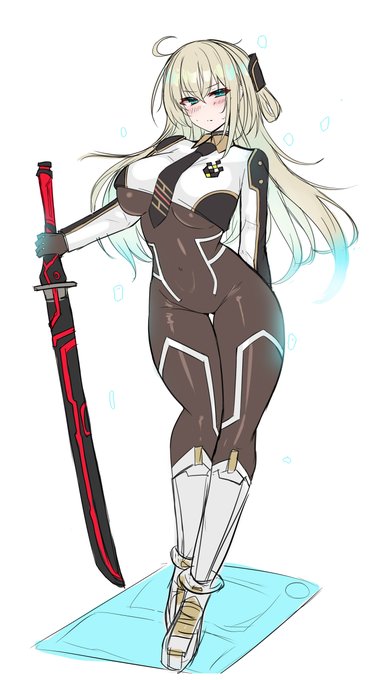 夏用に遊戯王美少女カード召喚失敗というか変身失敗というかなアクスタ作りたいラフ… 