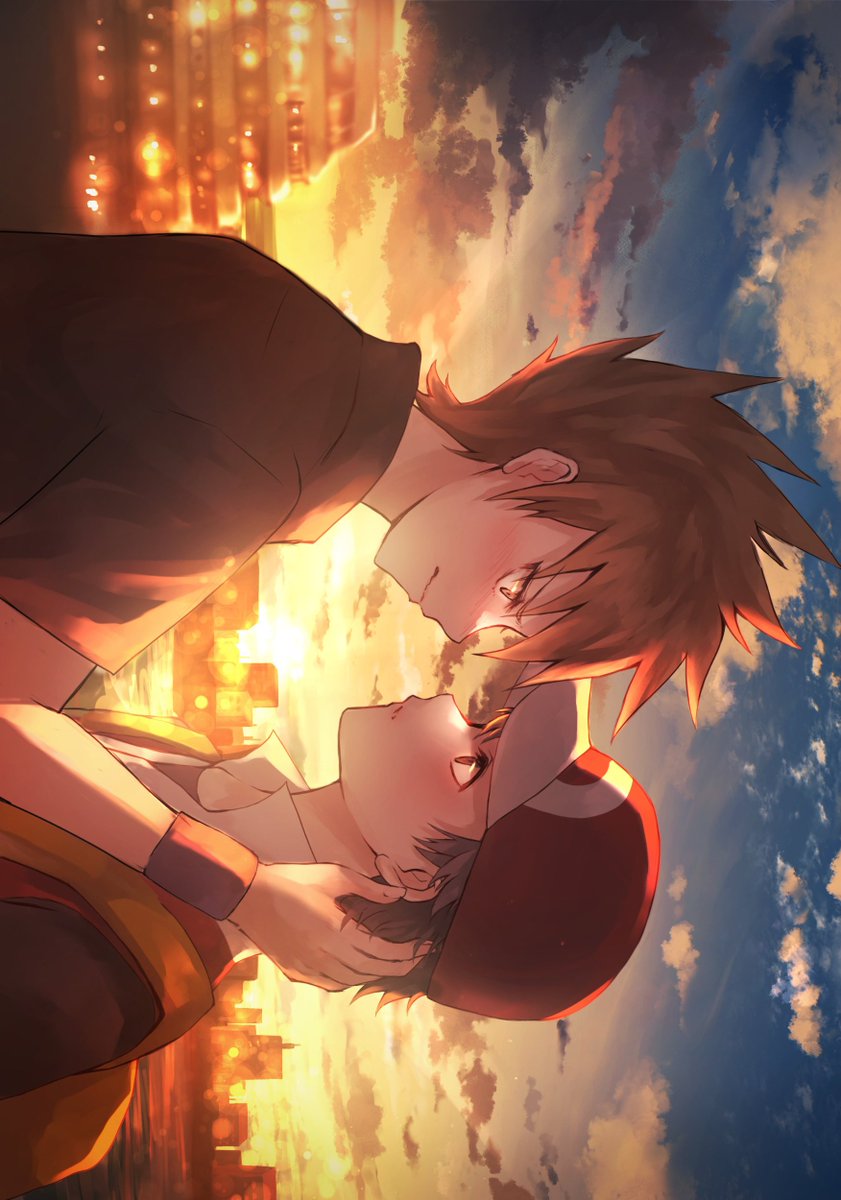 # 最近フォローした人は知らない過去絵を晒す 

一年前のグリレちゃん🌇(ちょっと修正した)