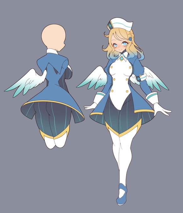 ふたなりコウモリ怪人化の変身ヒロイン、リリーちゃんの設定みたいなやつ
自分でも構造が謎な変身衣装・・・ 