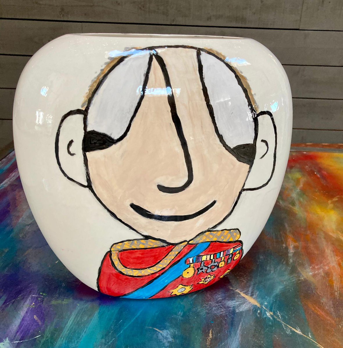 #TroopingTheColour #KIng #Catherine #RoyalFamily 
A wonderful piece painted at the studio by one of our customers a while ago But worth a share this morning #HappySaturday #Fleetwood #Lancashire