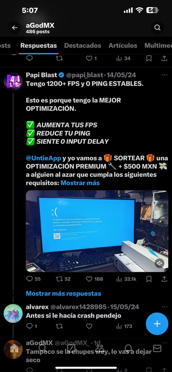 aGodMX_'s tweet photo. @papi_blast 🤡 https://t.co/mZeUYPR1qI