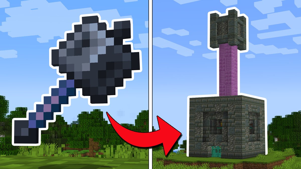 I turned the mace into a #Minecraft survival base!

Watch the tutorial here: youtu.be/NN_axookRlQ?si…