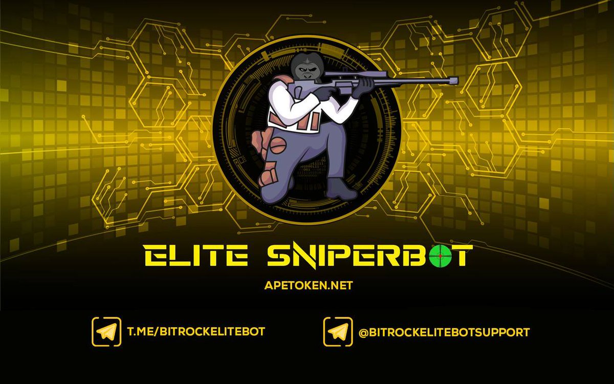 WhaleEverything's tweet photo. The ticker is $APE on the bitrock blockchain! 
Ape released their sniper bot for the @bitrockchain hackathon and is aiming for a huge audience. I posted already in the past about them and the team never stopped building and moving forward since their launch! 
Check it out @apeonbitrock