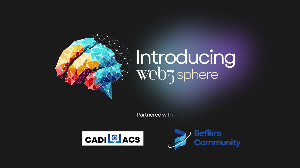 🚀Exciting Announcement! 🚀

📢 Introducing the Web3Sphere Community! ⚒

🔍 Web3Sphere: Your Decentralized Launchpad
The Mission:  Join Web3Sphere's epic journey and unlock the power of Web3 with  <a href="/Cadillacs_Dev/">Cadillacs | Crafting Web3 Experiences ⚒️</a>  and <a href="/BefikraTech/">0xBefikra</a>  community 🤝

Join Now👇
bit.ly/web3sphere