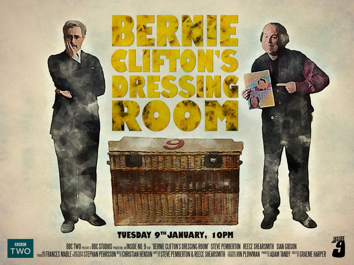 Just caught the last ep #InsideNo9 
End of a cracking series, thank you so much <a href="/SP1nightonly/">Steve Pemberton</a> @ReeceShearsmith 

Bernie Cliftons dressing room a stand out favourite of mine.

Looking forward now to #Stagefright in January.

Thanks again boys
