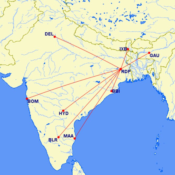 TheBengalCartel's tweet photo. Kazi Nazrul Islam Airport Durgapur gets 3 New Indigo Flights starting Aug 30.

Bhubaneswar (Arr 12.55-Dep 16.35) - Daily
Guwahati (Dep 15.15-Arr 16.50) - 4D/week
Bagdogra (Dep 13.15-Arr 16.05) - 4D/week

It already has Daily Flights to Mumbai, Delhi Bangalore, Chennai, Hyderabad. https://t.co/EXUk4VOb55