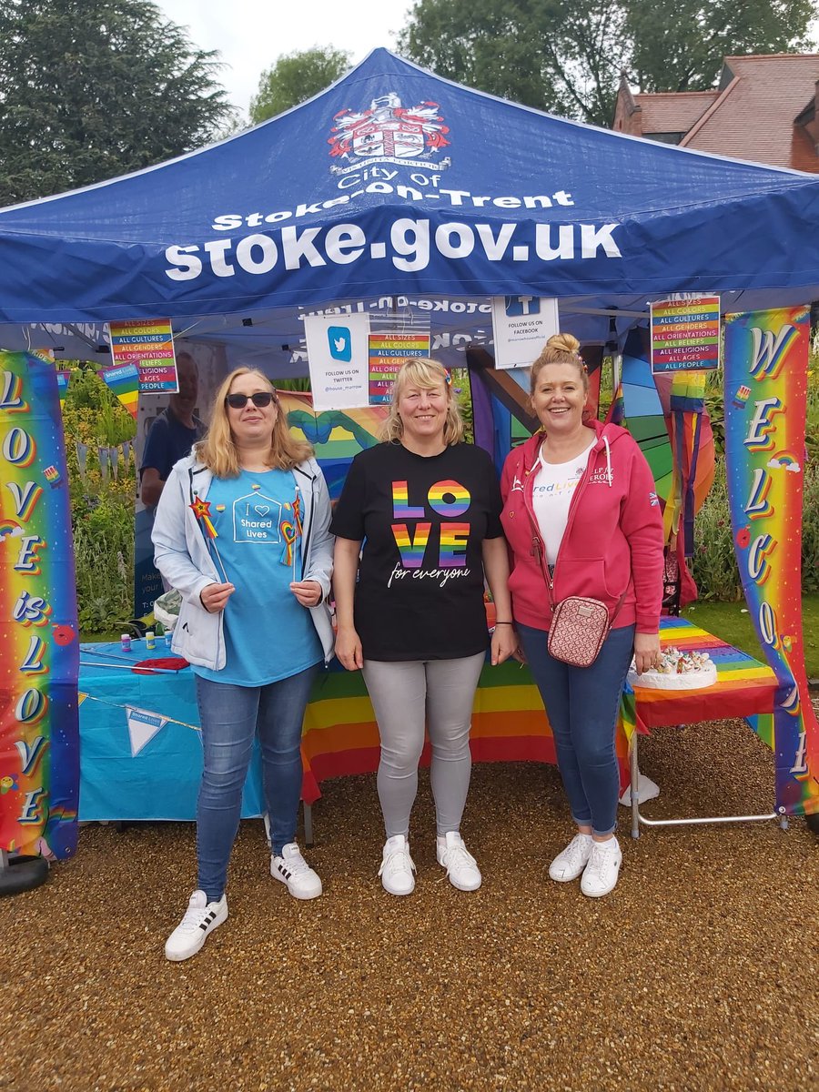 We are at Stoke Pride today in Hanley Park with @SharedLivesStoke.  Our stand is opposite the bandstand.  Please come and say ‘hello’.  We can offer advice and raise awareness about dementia. 🌈 🩷❤️🧡💛💚💙💜
#TeamMarrow #Dementia #StokePride #Loveislove #SharedLivesStoke