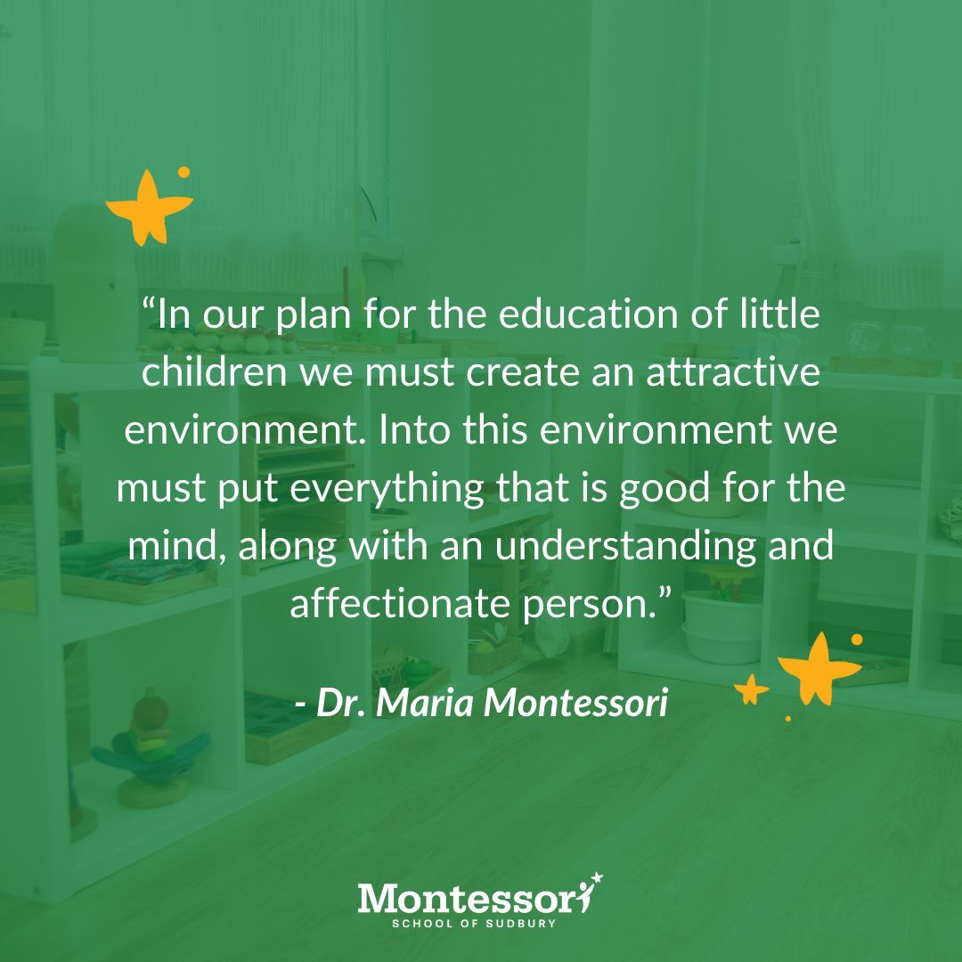 MontiSudbury's tweet image. ✨ Dr. Montessori believed in the power of environment and guidance. Our classrooms reflect this philosophy, providing an enriching space where children can thrive. 👏

#MontessoriPhilosophy #ChildCenteredLearning #EnrichingEnvironment #MontessoriQuote #MariaMontessoriQuote