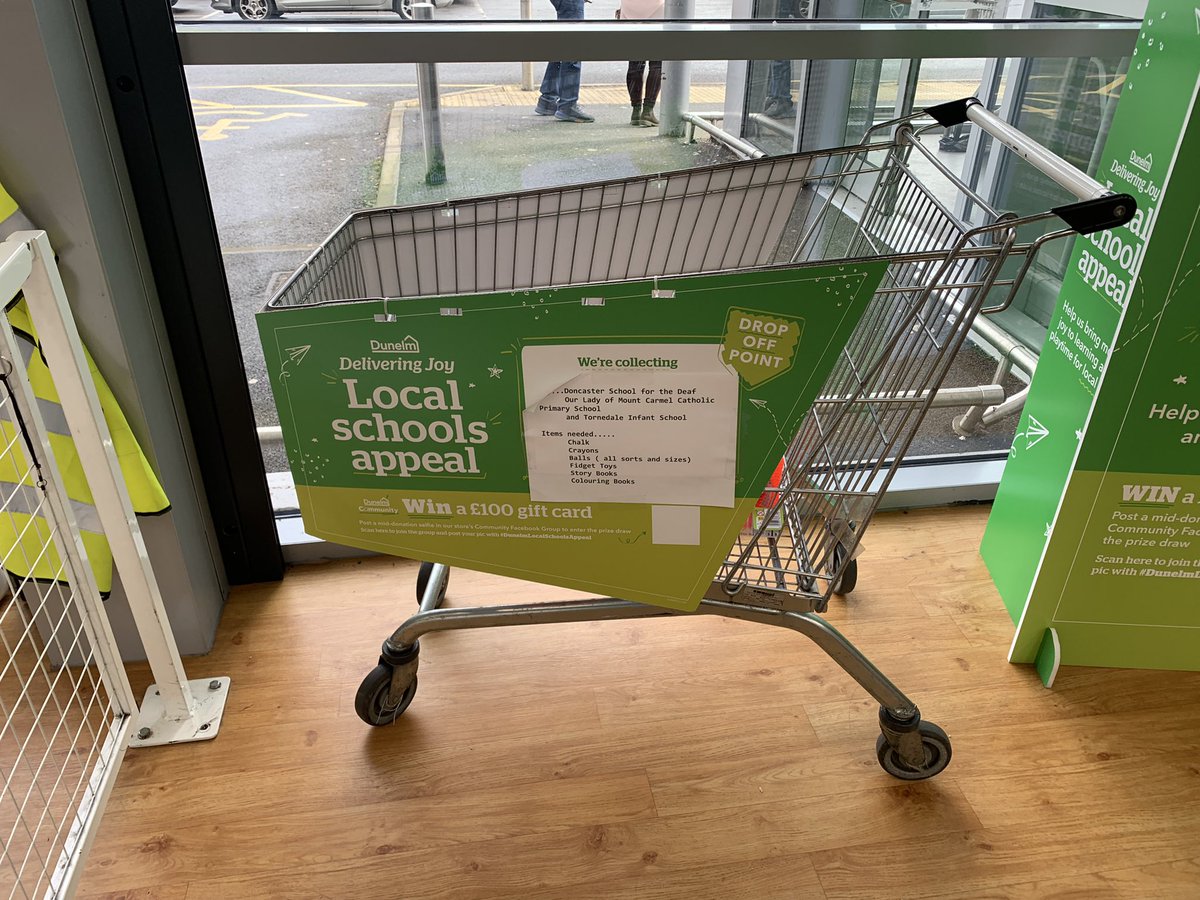 Tornedale Infant Academy (@tornedaleinfant) on Twitter photo Please donate if you are in Doncaster Dunhelm, the trolley is by the checkout. Anything you can give will be much appreciated and make a big difference for our children. Thank you to Dunhelm for supporting us!
#community
#teamtornedale
<a href="/LegerEdTrust/">Leger Education Trust</a> Please donate if you are in Doncaster Dunhelm, the trolley is by the checkout. Anything you can give will be much appreciated and make a big difference for our children. Thank you to Dunhelm for supporting us!
#community
#teamtornedale
<a href="/LegerEdTrust/">Leger Education Trust</a>