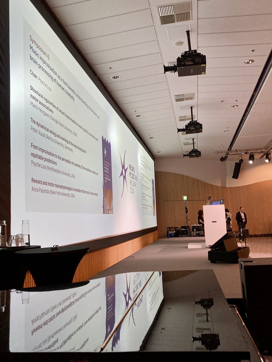 CoE_MMBB's tweet image. What are the neural substrates and cognitive constraints associated with musical #improvisation? How is #creativity perceived? Todays’s third #Neuromusic8 symposium, chaired by @psycheloui, will offer new perspectives on a highly complex theme. 🎷
