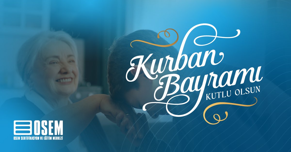 Sevdiklerinizle birlikte geçirdiğiniz her anın mutlulukla dolduğu, sağlık, sevgi ve neşeyle dolu bir bayram dileriz.

Kurban Bayramımız Mübarek Olsun!

#OSEM #KurbanBayramı
